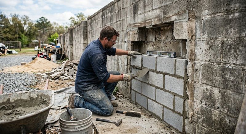 Block Wall Repair in Winter Garden, FL
