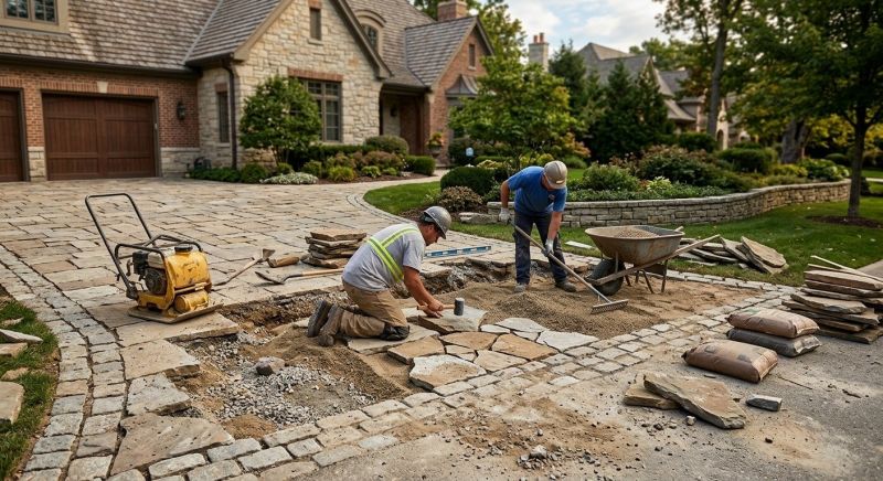 Brick Driveway Repair in Kissimmee, FL