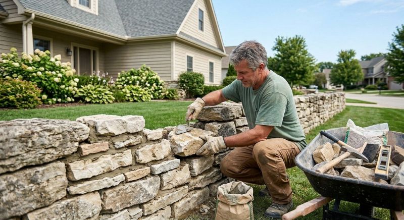 Brick Fence Repair in Kissimmee, FL