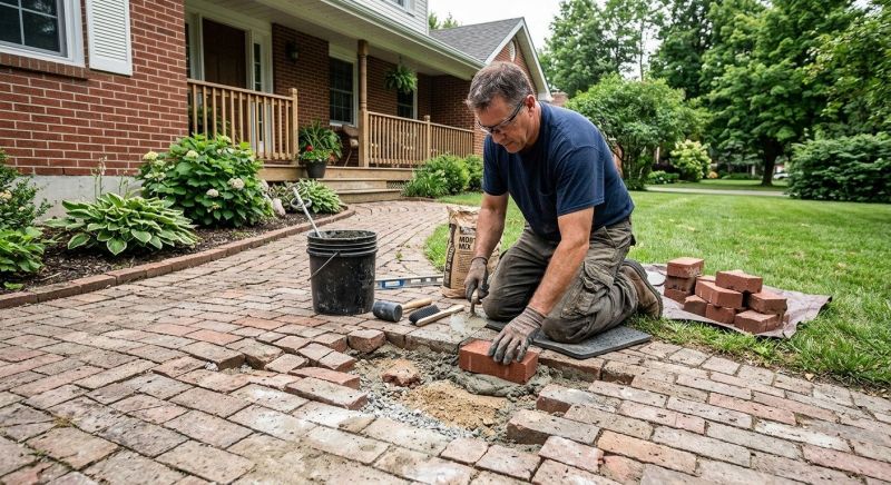 Brick Flatwork Repair in Davenport, FL