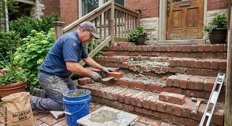 Brick Steps Repair in Kissimmee, FL