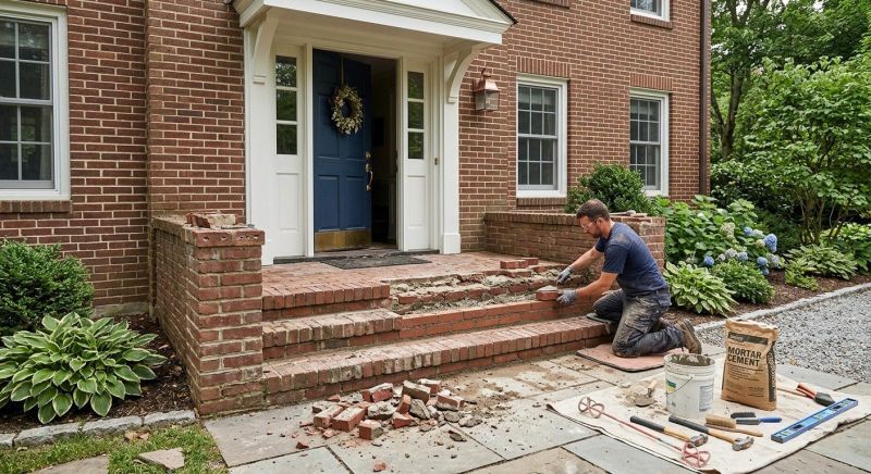 Brick Stoop Repair in Kissimmee, FL