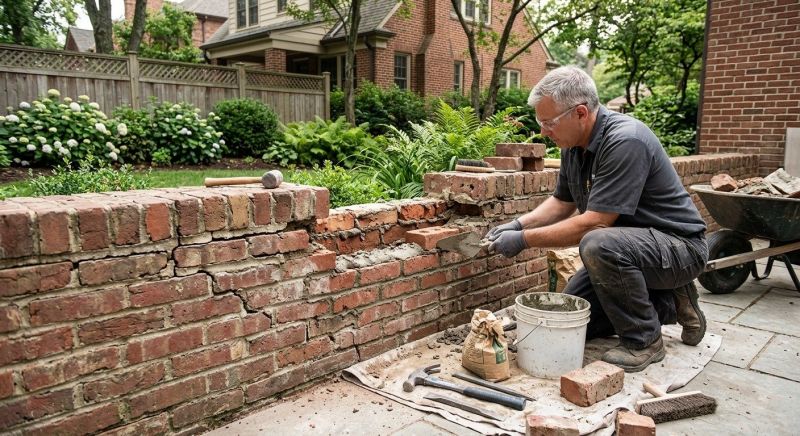 Brick Wall Repair in Orange County, FL