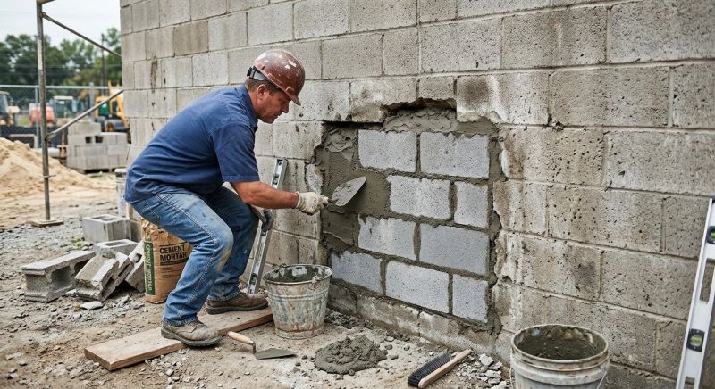 Cement Block Repair in Kissimmee, FL