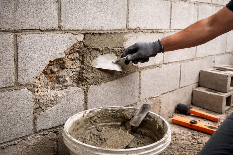 Cinder Block Wall Repair in Dundee, FL