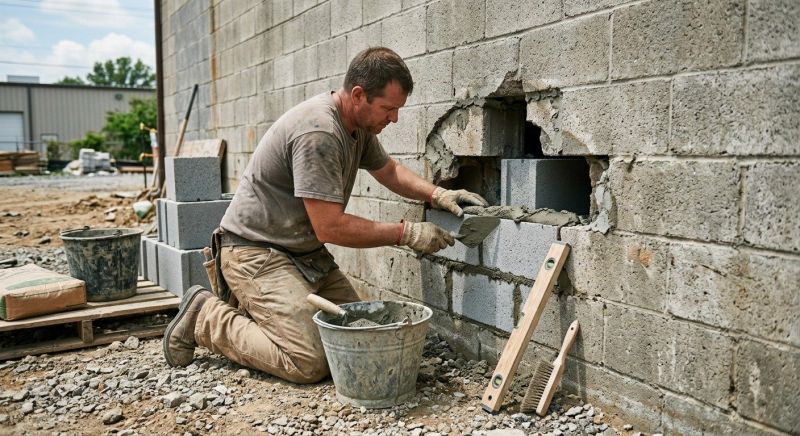 Concrete Block Repair in Dundee, FL