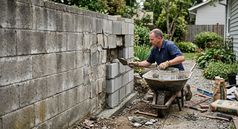 Concrete Block Repair in Maitland, FL