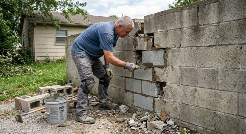 Concrete Block Repair in Saint Cloud, FL