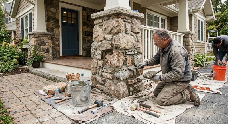 Stone Column Repair in Kissimmee, FL
