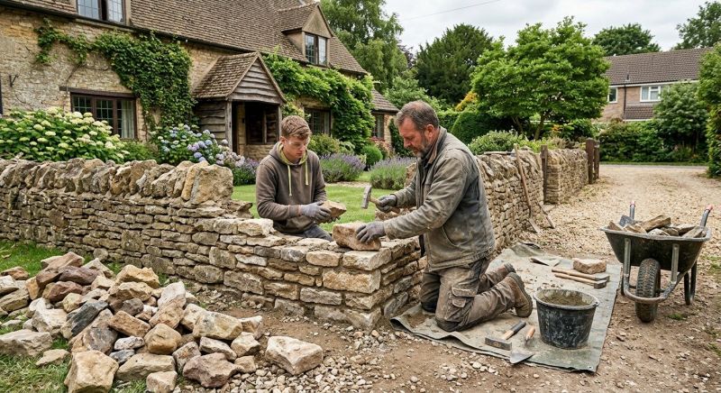 Stone Wall Repair in Apopka, FL
